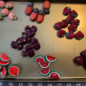 Fruit-Themed Decorative Buttons